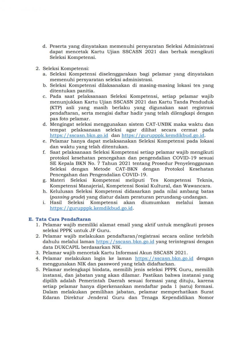 Pengumuman Tentang Pppk Guru 2021 Dari Kemendikbud - bkpsdm